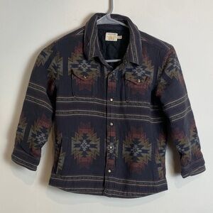Faherty Kids Doug Good Feather Bondi Jacket Youth Size 8 10 Navaho Western